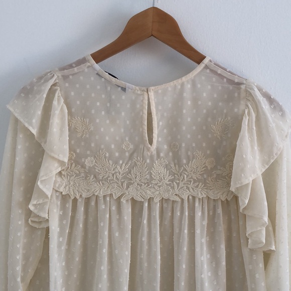 Zara lace blouse NWT (XS) - Picture 7 of 7